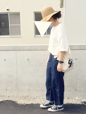 sanさん（レディース・159cm）の秋コーディネート