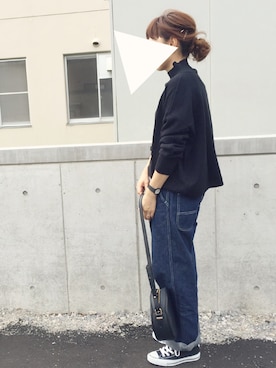 「STUDIOUS（ステュディオス）のアイテム（腕時計）」を使った、sanさん（レディース・159cm）の秋コーディネート