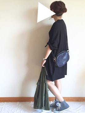 sanさん（レディース・159cm）の秋コーディネート