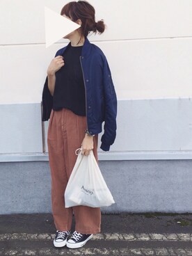 sanさん（レディース・159cm）の秋コーディネート