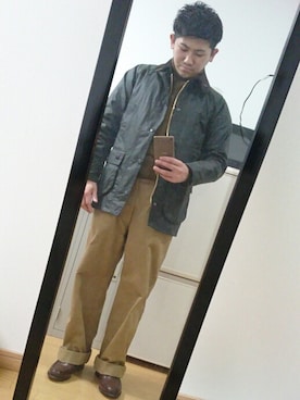 「MEERMIN（メルミン）のアイテム」を使った、u_sukeさん（メンズ・165cm）の秋コーディネート