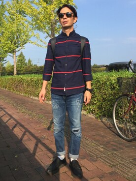 「BTCフェス」｜🇧🇷TIAGO🇯🇵さん（メンズ・165cm）の秋コーディネート