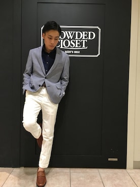 「CROWDED CLOSET（クラウデッドクローゼット）のアイテム」を使った、CROWDED CLOSETさん（メンズ・170cm）の春コーディネート