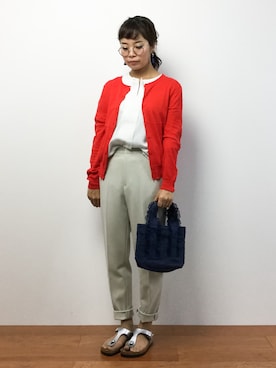 「PEACH JOHN（ピーチジョン）のアイテム」を使った、ゆか☺︎さん（レディース・154cm）の夏コーディネート