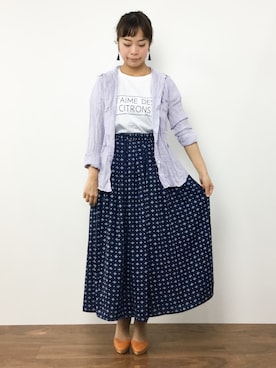 ゆか☺︎さん（レディース・154cm）の夏コーディネート