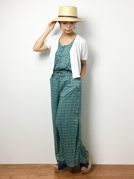 「AIC.（エーアイシー）のアイテム」を使った、ゆか☺︎さん（レディース・154cm）の夏コーディネート