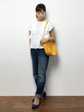 ゆか☺︎さん（レディース・154cm）の夏コーディネート