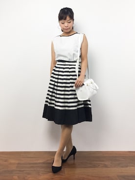 ゆか☺︎さん（レディース・154cm）の夏コーディネート