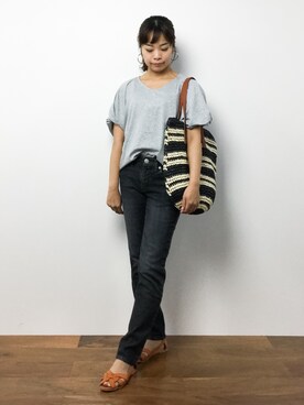 ゆか☺︎さん（レディース・154cm）の夏コーディネート