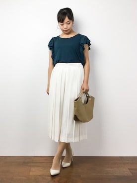 ゆか☺︎さん（レディース・154cm）の夏コーディネート