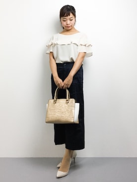 ゆか☺︎さん（レディース・154cm）の夏コーディネート