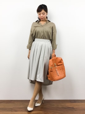 ゆか☺︎さん（レディース・154cm）の夏コーディネート