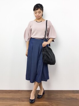ゆか☺︎さん（レディース・154cm）の夏コーディネート