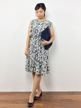 「BENELLI（ベネリ）のアイテム（バッグ）」を使った、ゆか☺︎さん（レディース・154cm）の夏コーディネート