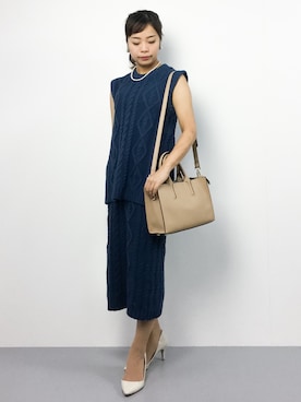 「DRWCYS（ドロシーズ）のアイテム（バッグ）」を使った、ゆか☺︎さん（レディース・154cm）の秋コーディネート