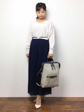 ゆか☺︎さん（レディース・154cm）の秋コーディネート