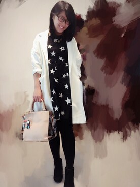 「Parfois（パルフォア）のアイテム」を使った、Candiceさん（レディース・160cm）の春コーディネート