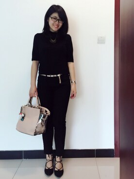 「Parfois（パルフォア）のアイテム」を使った、Candiceさん（レディース・160cm）の春コーディネート