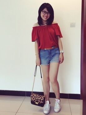 Candiceさん（レディース・160cm）の夏コーディネート