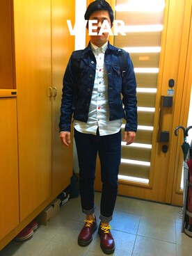 「BACK NUMBER（バックナンバー）のアイテム（デニムジャケット）」を使った、カッキーさん（メンズ・164cm）の春コーディネート