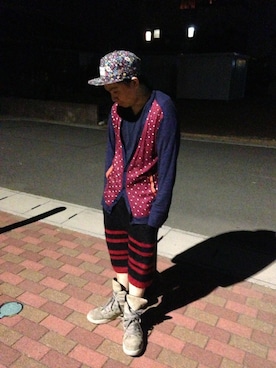 塚本 篤さん（メンズ・158cm）の春コーディネート