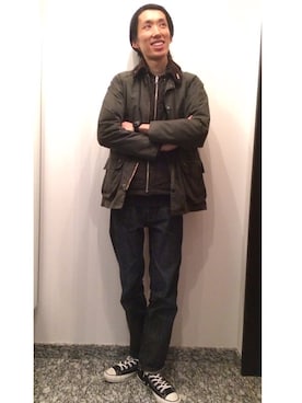 「アイテム（その他アウター）」を使った、Yuta Takadaさん（メンズ・175cm・20代）の冬コーディネート