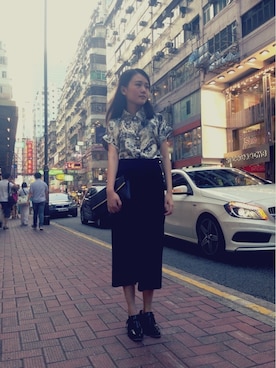 「wip（ウィップ）のアイテム」を使った、jo.meh.ahさん（レディース・157cm）の夏コーディネート