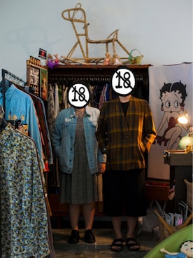 「TOPMAN（トップマン）のアイテム（ジャケット/アウター）」を使った、TAN KARENさん（レディース・160cm）の秋コーディネート
