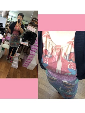 「ぽっちゃり」｜すーさんＤＸさん（レディース・160cm）の春コーディネート