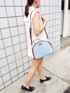「chic」｜「アイテム（その他アウター）」を使った、Jasmine H.さん（レディース・160cm）の秋コーディネート