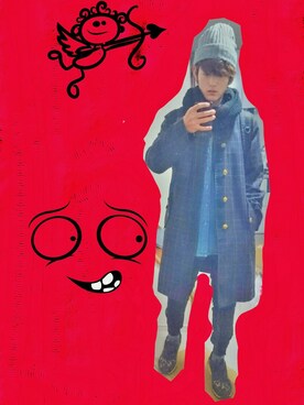 波汰さん(メンズ・176cm)の冬コーディネート