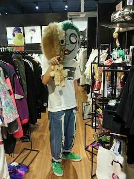 「HEIHEI（ヘイヘイ）のアイテム（その他）」を使った、波汰さん（メンズ・160cm）の春コーディネート