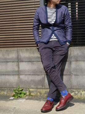 「FRANK LEDER（フランクリーダー）のアイテム（ジャケット/アウター）」を使った、TEJIEさん（メンズ・180cm）の春コーディネート