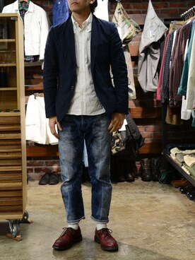 「 Tricker's」｜TEJIEさん（メンズ・180cm）の春コーディネート