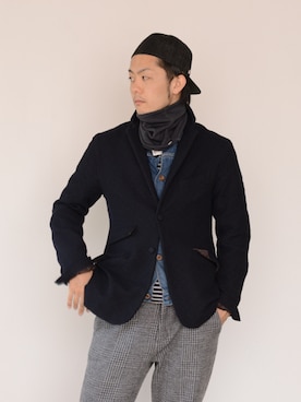 「アイテム（その他トップス）」を使った、TEJIEさん（メンズ・180cm）の冬コーディネート