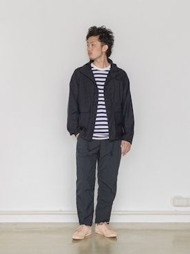 「TEATORA（テアトラ）のアイテム」を使った、TEJIEさん（メンズ・180cm）の冬コーディネート