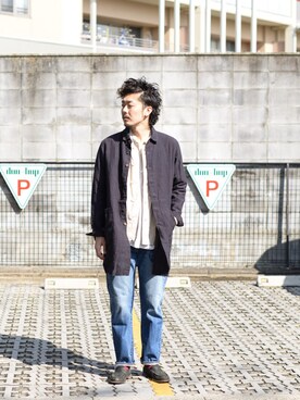 「アイテム（その他アウター）」を使った、TEJIEさん（メンズ・180cm・20代）の春コーディネート