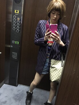 「MOUSSY（マウジー）のアイテム（ナイロンジャケット）」を使った、なぎすけさん（レディース・167cm）の春コーディネート