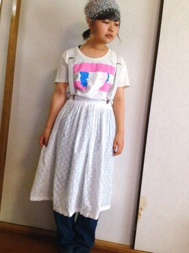 「ARCONANAN（アルコナナン）のアイテム」を使った、あーちゃんさん（レディース・150cm）の夏コーディネート