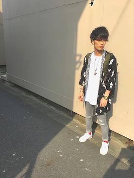 「Cippy Crazy Horse」｜しんたろーさん（メンズ・174cm）の春コーディネート