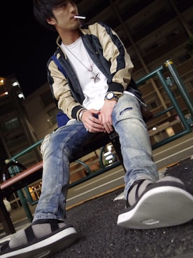 しんたろーさん（メンズ・174cm）の春コーディネート