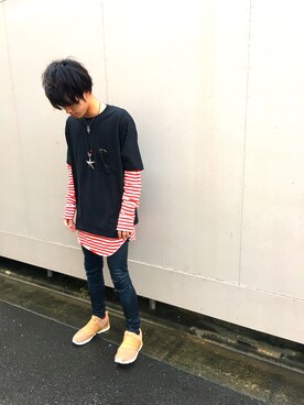 「Cippy Crazy Horse」｜しんたろーさん（メンズ・174cm）の春コーディネート