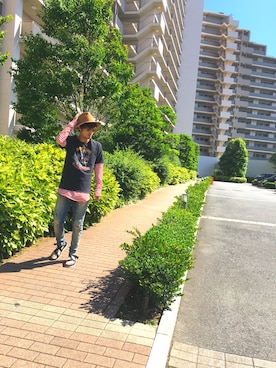 「H&M」｜「アイテム（サンダル）」を使った、しんたろーさん（メンズ・174cm・20代）の夏コーディネート