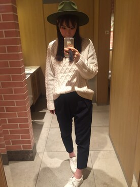 「A part by（アパートバイ）のアイテム（つなぎ/オールインワン）」を使った、AHIRUさん（レディース・164cm）の秋コーディネート