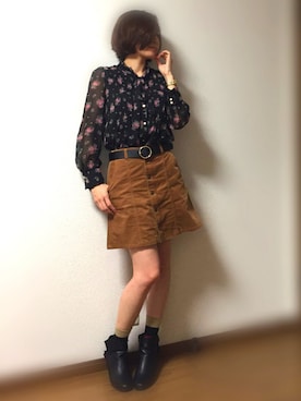 みっくすさん（レディース・162cm）の秋コーディネート