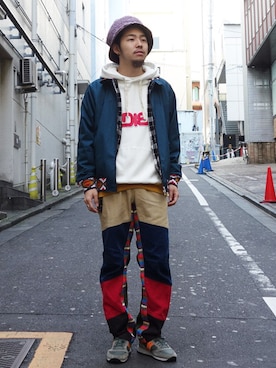 はらださん(メンズ・172cm)の秋コーディネート