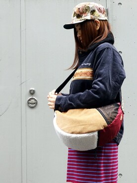 はらださん（レディース・172cm）の冬コーディネート