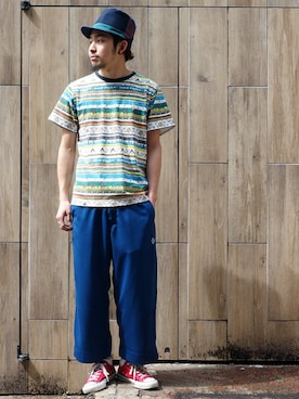 はらださん（メンズ・172cm）の春コーディネート