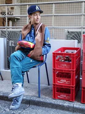 はらださん（メンズ・171cm）の秋コーディネート