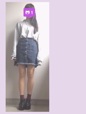 「RETRO GIRL（レトロガール）のアイテム（その他シューズ）」を使った、むぃ。さん（レディース・161cm）の秋コーディネート